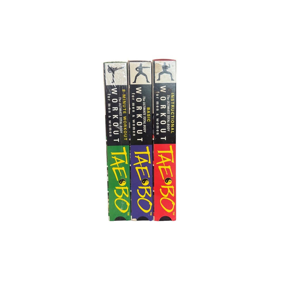 Tae Bo Workout VHS 3 Set Bundle